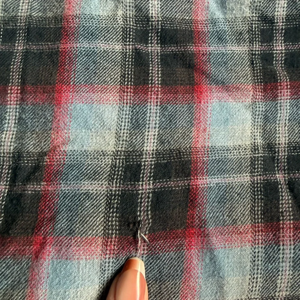 Wrangler Checkered Shirt - Black, Red, and Blue - Picture 6 of 6